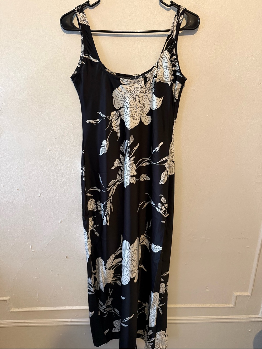 A new day Black and White Floral Slip Dress - Picture 8 of 9